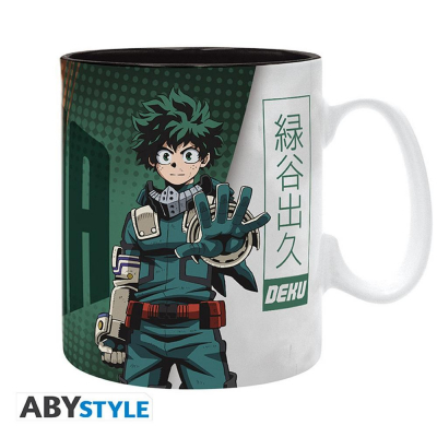 Taza abystyle my hero academia deku y dynamight 460ml
