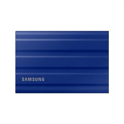 Disco duro externo ssd samsung 2tb t7 shield nvme azul mu - pe2t0r - eu