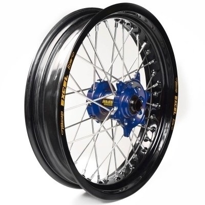 Rueda completa Haan Wheels aro negro 16-3,50 buje azul 1 85050/3/5 1 85050/3/5