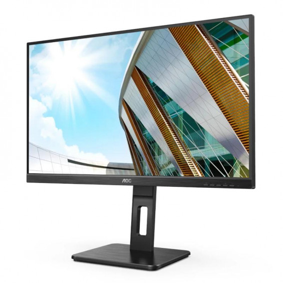 Monitor AOC 27P2Q, 27 pulgadas, Full HD (1920×1080), IPS, 100 Hz, 4 ms GtG, altavoces, HDMI, DisplayPort, clase D, negro - imagen 2