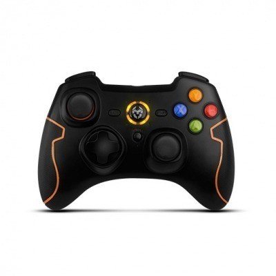 GAMEPAD KROM KHENSU PC PS3 NEGRO/NARANJA