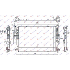 RADIATOR 1.5 EcoBoost PETROL 2.0 TDCi 2015- (670x448x26) (NRF)