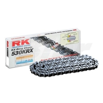 Cadena RK 530KRX con 116 eslabones negro 530KRX-116