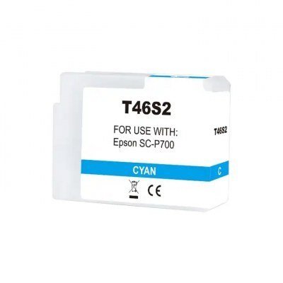 Epson T46S2 Cyan Cartucho de Tinta Generico - Reemplaza C13T46S200