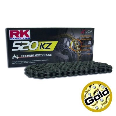 Cadena RK GB520KZ con 142 eslabones oro GB520KZ-142