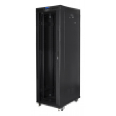 ARMARIO LANBERG RACK 19 42U 800X800 FLAT PACK NEGRO PUERTA CRISTAL CON LCD