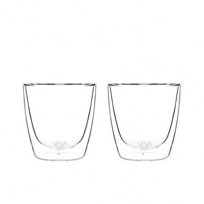 Vaso viva scandinavia lauren double wall set de 2 200ml