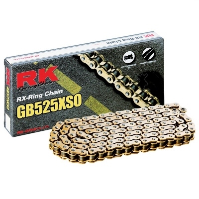 Cadena RK GB525XSO con 114 eslabones oro GB525XSO-114