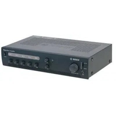 BOSCH PLE-1ME060-EU AMPLIFICADOR MEZCLADOR DE 60 W CON 4 MICRÓFONOS Y ENTRADA DE MÚSICA AMBIENTAL.