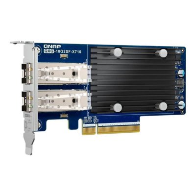Tarjeta de red qnap qxg - 10g2sf - x710 2x 10 gigabit sfp+