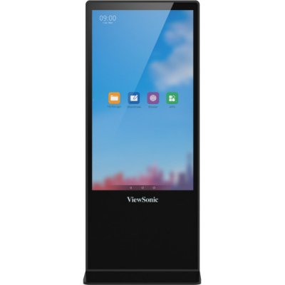 EP5542T pantalla de señalización Diseño de tótem 139,7 cm (55) LED 450 cd / m² 4K Ultra HD Negro Pantalla táctil Android 8.0