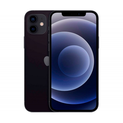 APPLE IPHONE 12 5G BLACK/ REACONDICIONADO / 4+128GB / 6.1 AMOLED FULL HD+