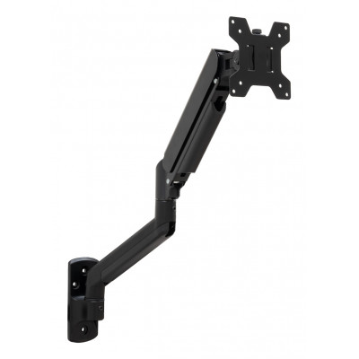 Tooq Soporte de Pared con Brazo Articulado para Monitor de 13-34 - Piston de Gas - Giratorio e Inclinable -Peso Maximo 10kg
