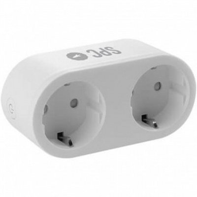 Enchufe inteligente spc clever plug dual 2xschuko - spc iot - comando voz