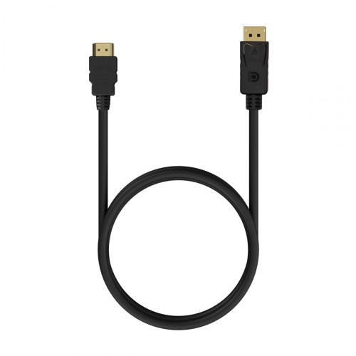 AISENS - CABLE CONVERSOR DISPLAYPORT A HDMI, DP/M-HDMI/M, NEGRO, 1.5M