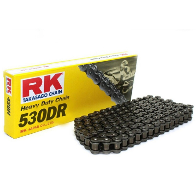 Cadena RK 530DR con 146 eslabones negro 530DR-146