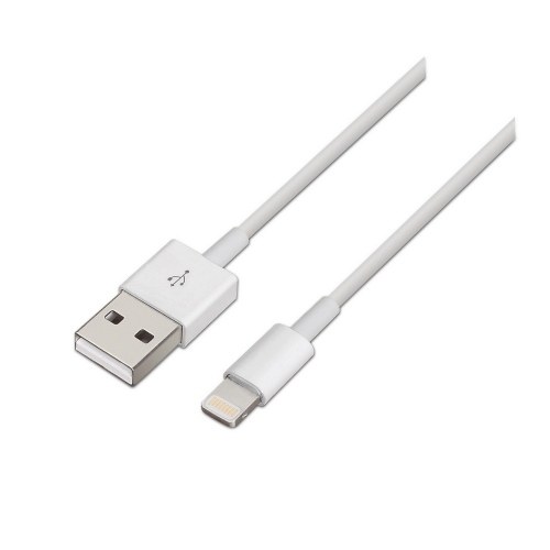 Aisens Cable de 2m USB a Lightning Blanco