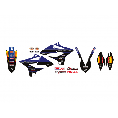 Blackbird Racing Replica Factory Team Yamaha 2022 Graphics Kit BLACKBIRD RACING 2244R11