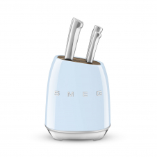 Smeg KBSF02PB juego de cuchillos y cubertería de cocina Bloque con ranuras para cuchillos