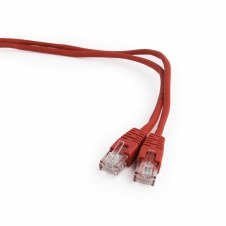 LATIGUILLO GEMBIRD UTP CAT 5E 0.5METROS ROJO PP12-0.5M/R
