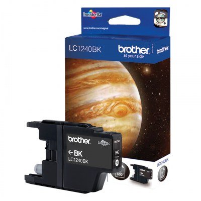 Brother LC1240 Negro Cartucho de Tinta Original - LC1240BKBP
