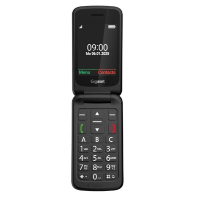 Telefono movil gigaset gl595 negro para mayores