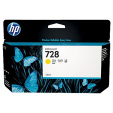 Tinta HP LF 728 DesignJet Amarillo 130ML