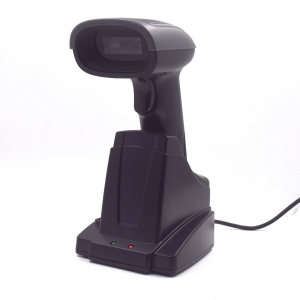 Lector de códigos de barras 2D Wireless y Bluetooth con base inteligente
