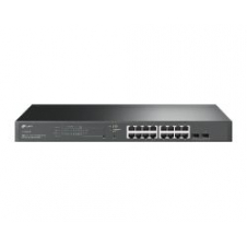 Switch TP-Link 16xRJ45 2xSFP PoE Rack Negro(TL-SG2218P)