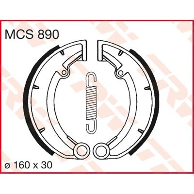 Zapatas de Freno TRW MCS890