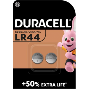 Pila Duracell BOTON 1,5V LR44 B2 1 BLISTER