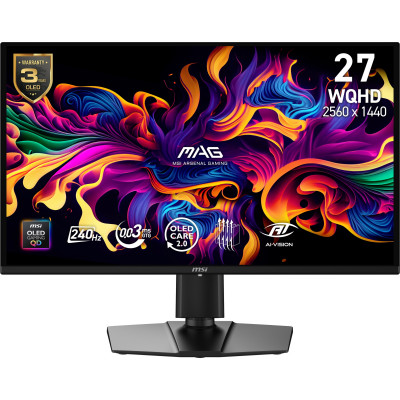MAG 274QP QD-OLED X24 pantalla para PC 67,3 cm (26.5) 2560 x 1440 Pixeles Wide Quad HD Negro
