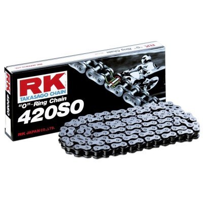 Cadena RK 420SO con 128 eslabones negro 420SO-128