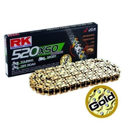 Cadena RK GB520XSO con 94 eslabones oro GB520XSO-94