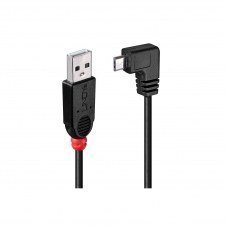 Lindy 31976 cable USB 1 m USB 2.0 USB A Micro-USB B Negro