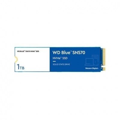 Disco duro interno ssd wd western digital blue sn570 wds100t3b0c 1tb m.2 pci express 3.0 nvme