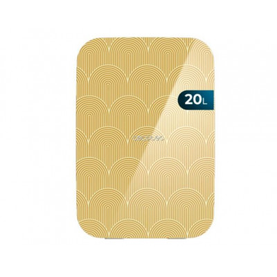 Cecotec Bolero MiniCooling 20L Bahamas Pat 2 Mini Frigorifico Portatil - Capacidad 20L - Temperatura Regulable - Enfria hasta 5ºC - Funcion Calentamiento hasta 65ºC - Color Amarillo