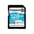 Kingston Canvas Go! Plus - Tarjeta de memoria flash - 128 GB - Video Class V30 / UHS-I U3 / Class10 - SDXC UHS-I
