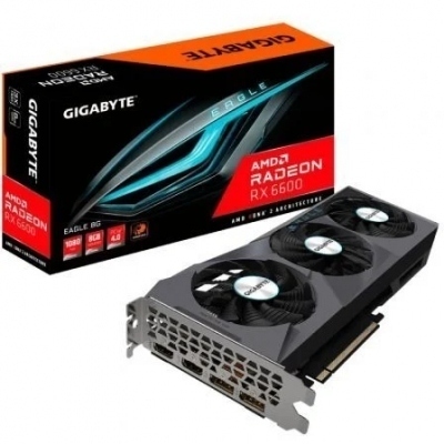 Tarjeta Gráfica Gigabyte Radeon RX 6600 EAGLE 8G/ 8GB GDDR6