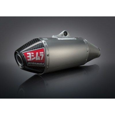 Linea completa escape Yoshimura Signature RS-4, inox, Silencioso aluminio y tapa carbon, YZ450F 234810D321