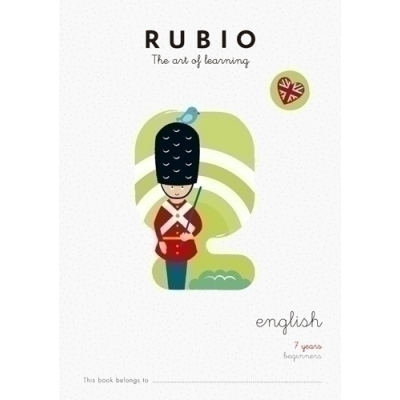 CUADERNO RUBIO A4 in ENGLISH BEGINNERS 7 - Pack de 5 unidades