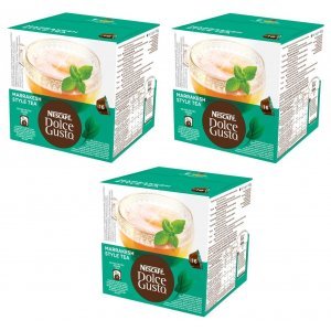 Pack de 3 cajas Dolce Gusto MARRAKESH STYLE TEA, 16 unidades por caja, 48 cápsulas en total