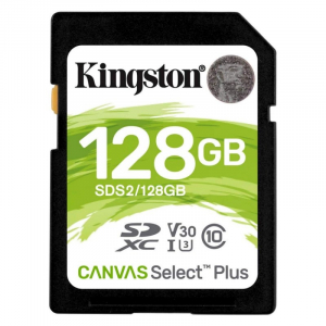 Tarjeta mde memoria SD Kingston SDS2/128GB SD XC 128GB clase 10