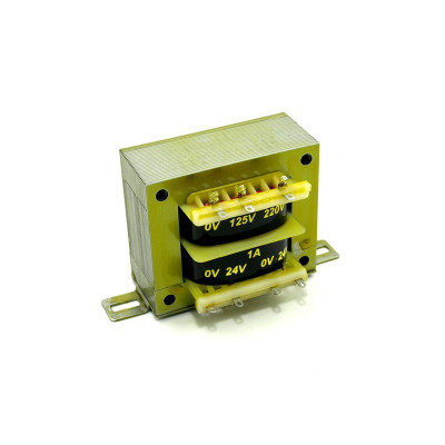 Transformador Alimentación Abierto 24V+24Vac 1Amp Entrada 230Vac