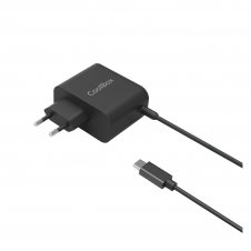 CoolBox COO-NB65-UC2 cargador de dispositivo móvil Portátil, Smartphone, Tableta Negro Corriente alterna Carga rápida Interior