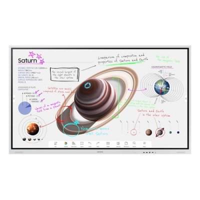 216cm/85'' (3840x2160) Samsung Flip Pro WM85B 16:9 LCD HDMI 4K UHD MultiTouch White Gray