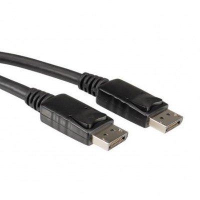 Cable displayport nilos 1.8m - macho - macho - negro