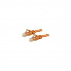 StarTech.com Cable de red Cat6 Ethernet RJ45 sin Enganches UTP 24AWG - 1.5m Naranja