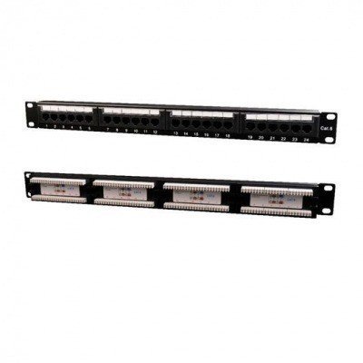 PANEL DE TRANSFERENCIA CAT.6 24P GB 4845 NEGRO