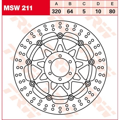 Discos de freno TRW MSW211
